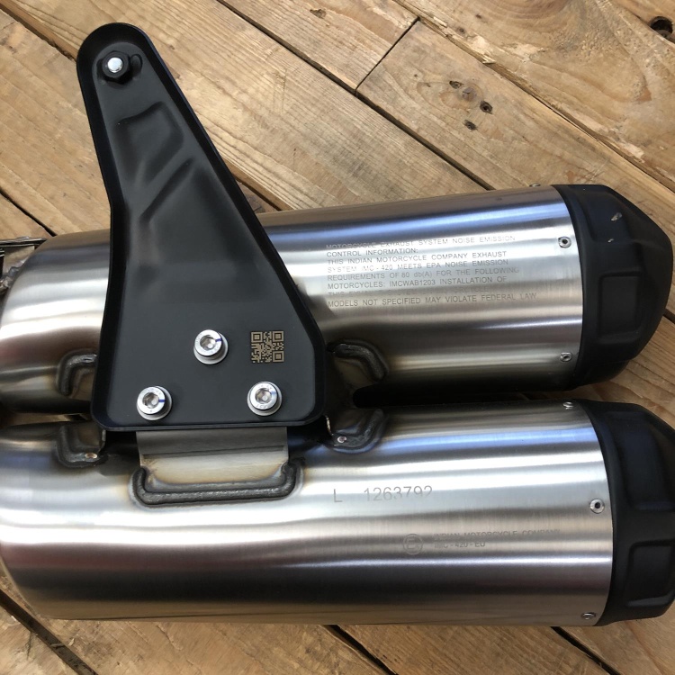 Indian FTR 1200 original exhaust silencer